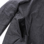 Corneliani Wool Coat in Gray, Size 50 IT
