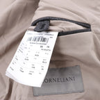 Corneliani Wool Coat in Gray, Size 50 IT