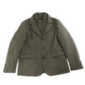 Corneliani Quilted Blazer with Detachable Inner Vest in Khaki, Size 50 IT