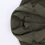 Corneliani Quilted Blazer with Detachable Inner Vest in Khaki, Size 50 IT