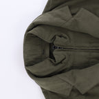 Corneliani Quilted Blazer with Detachable Inner Vest in Khaki, Size 50 IT