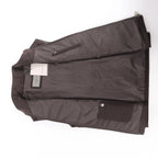 Corneliani Quilted Zip Gilet in Brown, Size 50 IT