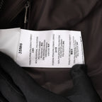 Corneliani Quilted Zip Gilet in Brown, Size 50 IT