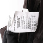 Corneliani Quilted Zip Gilet in Brown, Size 50 IT