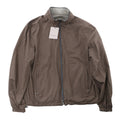Corneliani brown reversible jacket with a stand collar, full front zip, side pockets, elasticated cuffs and adjustable hem.