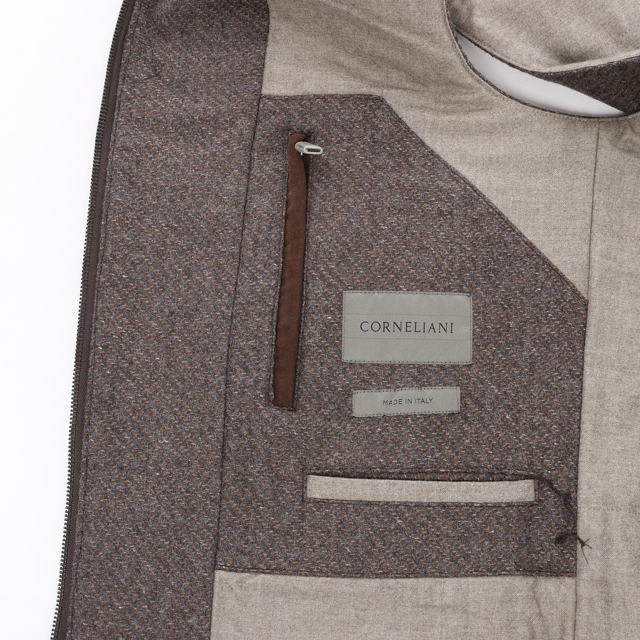 Corneliani Silk-Cashmere Vest, Size 50 IT