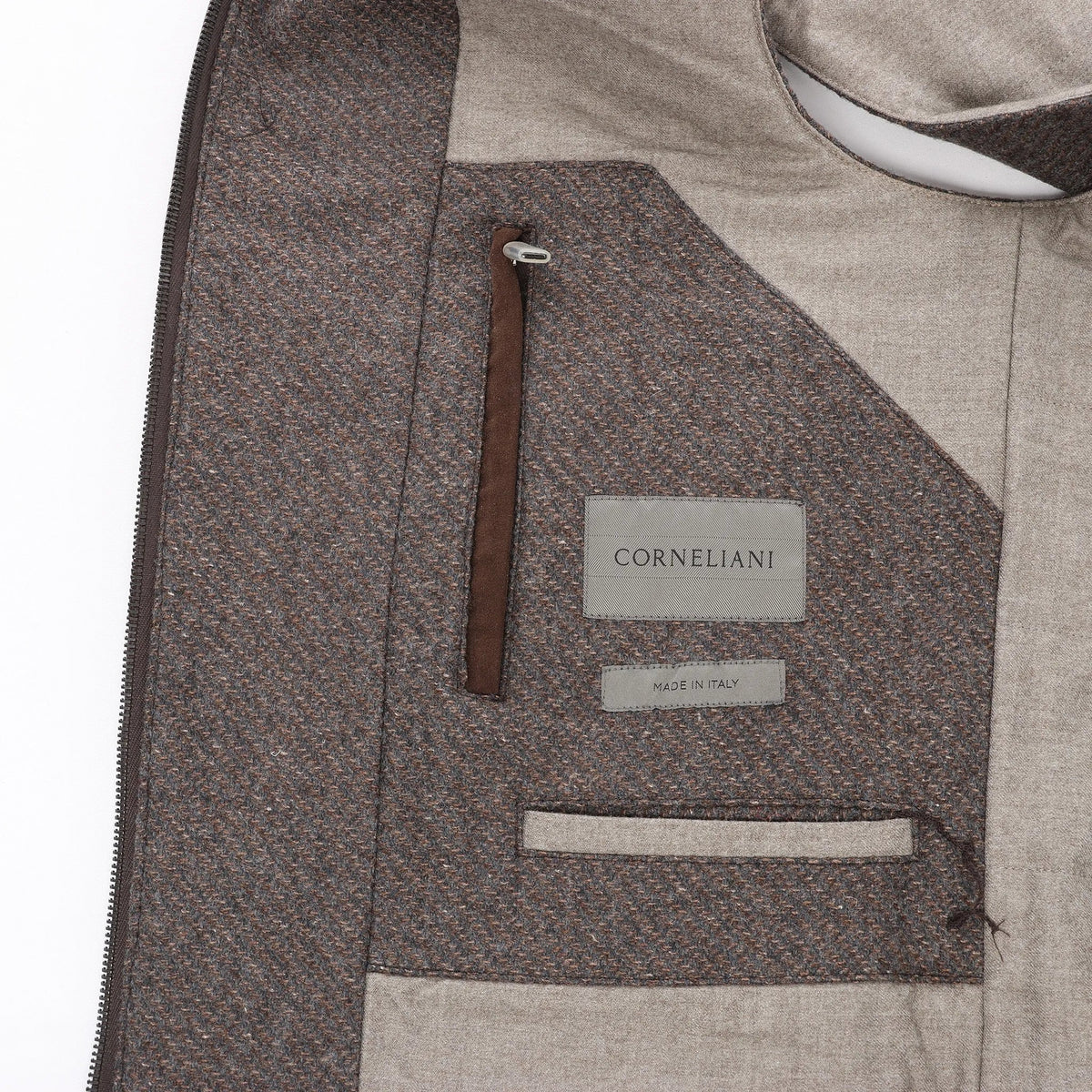 Corneliani Silk-Cashmere Vest, Size 50 IT