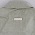 Corneliani Silk x Mohair Overshirt in  Green, Size 50 IT