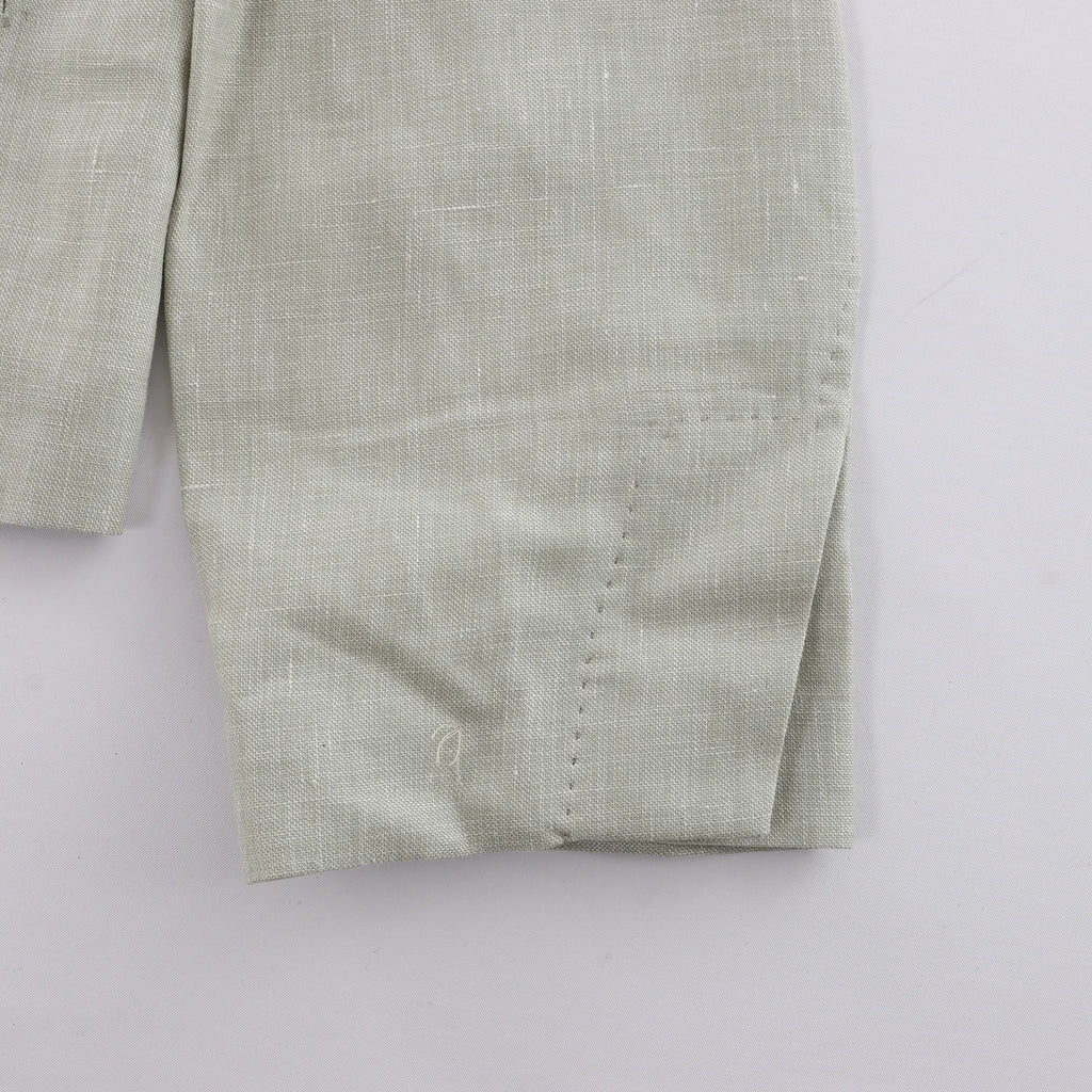 Corneliani Silk x Mohair Overshirt in  Green, Size 50 IT