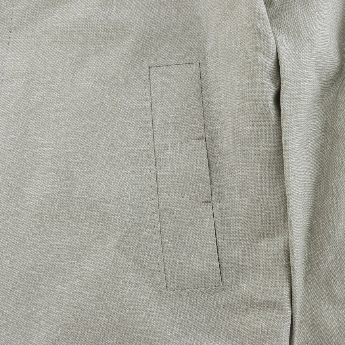 Corneliani Silk x Mohair Overshirt in  Green, Size 50 IT