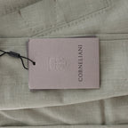 Corneliani Silk x Mohair Overshirt in  Green, Size 50 IT