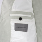 Corneliani Silk x Mohair Overshirt in  Green, Size 50 IT