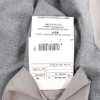 Corneliani Zip Gilet in Gray, Size 50 IT