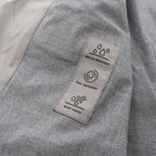 Corneliani Zip Gilet in Gray, Size 50 IT