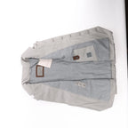 Corneliani Zip Gilet in Gray, Size 50 IT
