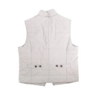 Corneliani Zip Gilet in Gray, Size 50 IT