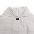 Corneliani Zip Gilet in Gray, Size 50 IT