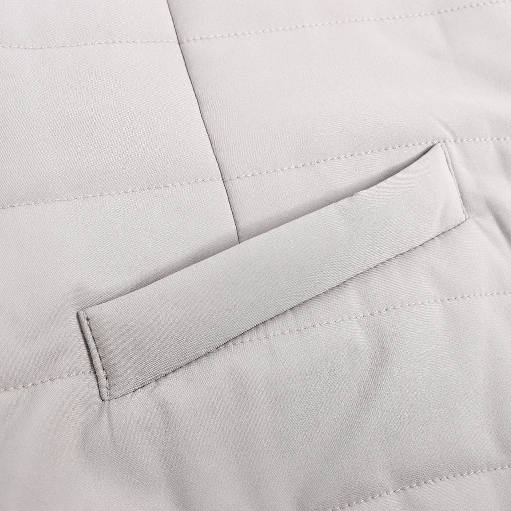 Corneliani Zip Gilet in Gray, Size 50 IT