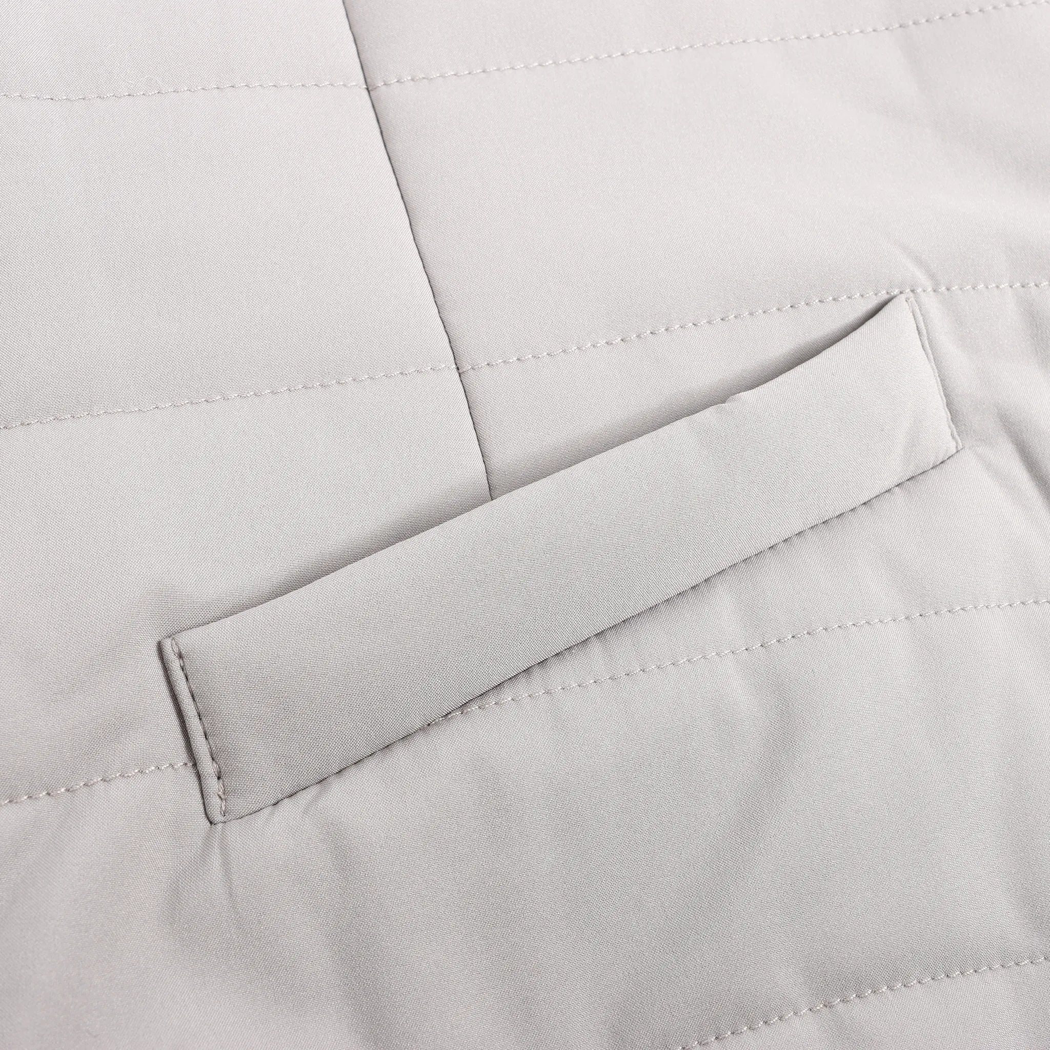 Corneliani Zip Gilet in Gray, Size 50 IT