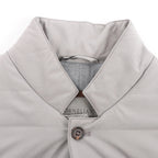 Corneliani Zip Gilet in Gray, Size 50 IT
