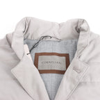 Corneliani Zip Gilet in Gray, Size 50 IT