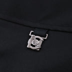 CoSTUME NATIONAL Giubbino Hooded Jacket in Black, Size IT 48