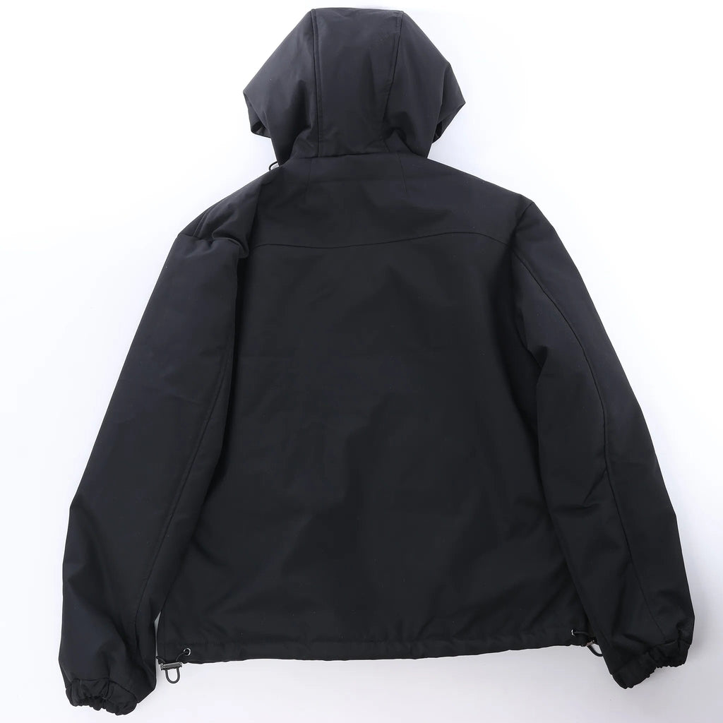 CoSTUME NATIONAL Giubbino Hooded Jacket in Black, Size IT 48