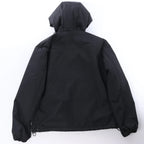CoSTUME NATIONAL Giubbino Hooded Jacket in Black, Size IT 48