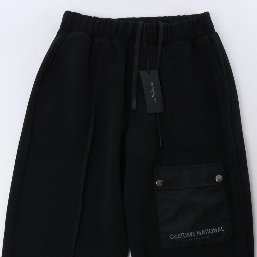 CoSTUME NATIONAL Nylon Joggers in Black, Size 48 IT