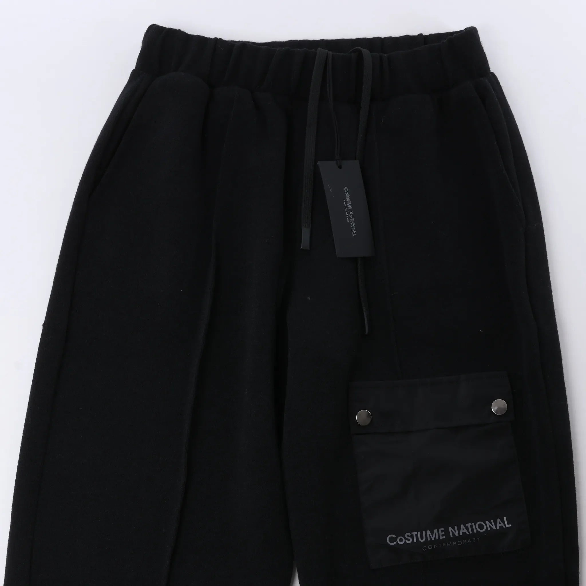 CoSTUME NATIONAL Nylon Joggers in Black, Size 48 IT