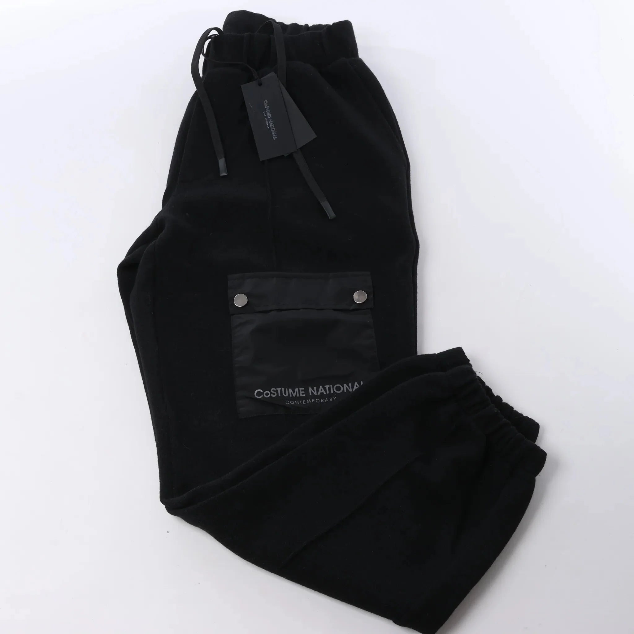 CoSTUME NATIONAL Nylon Joggers in Black, Size 48 IT