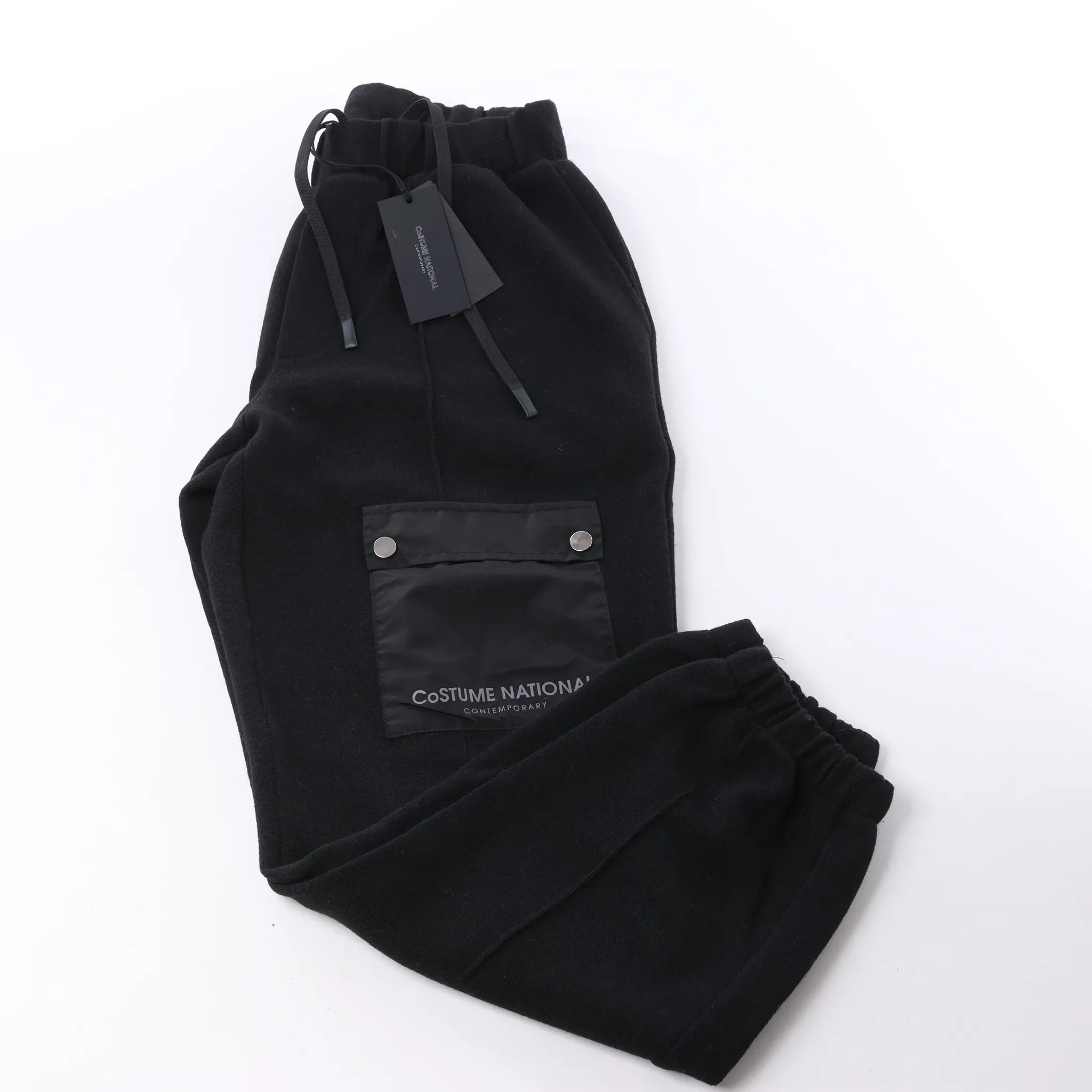 CoSTUME NATIONAL Nylon Joggers in Black, Size 48 IT