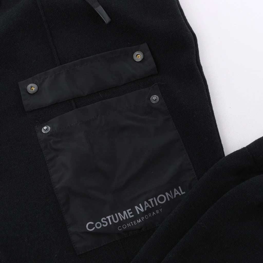 CoSTUME NATIONAL Nylon Joggers in Black, Size 48 IT