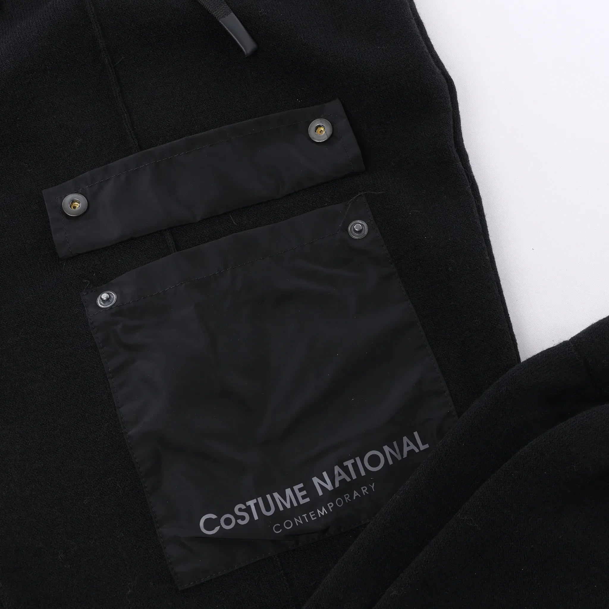 CoSTUME NATIONAL Nylon Joggers in Black, Size 48 IT