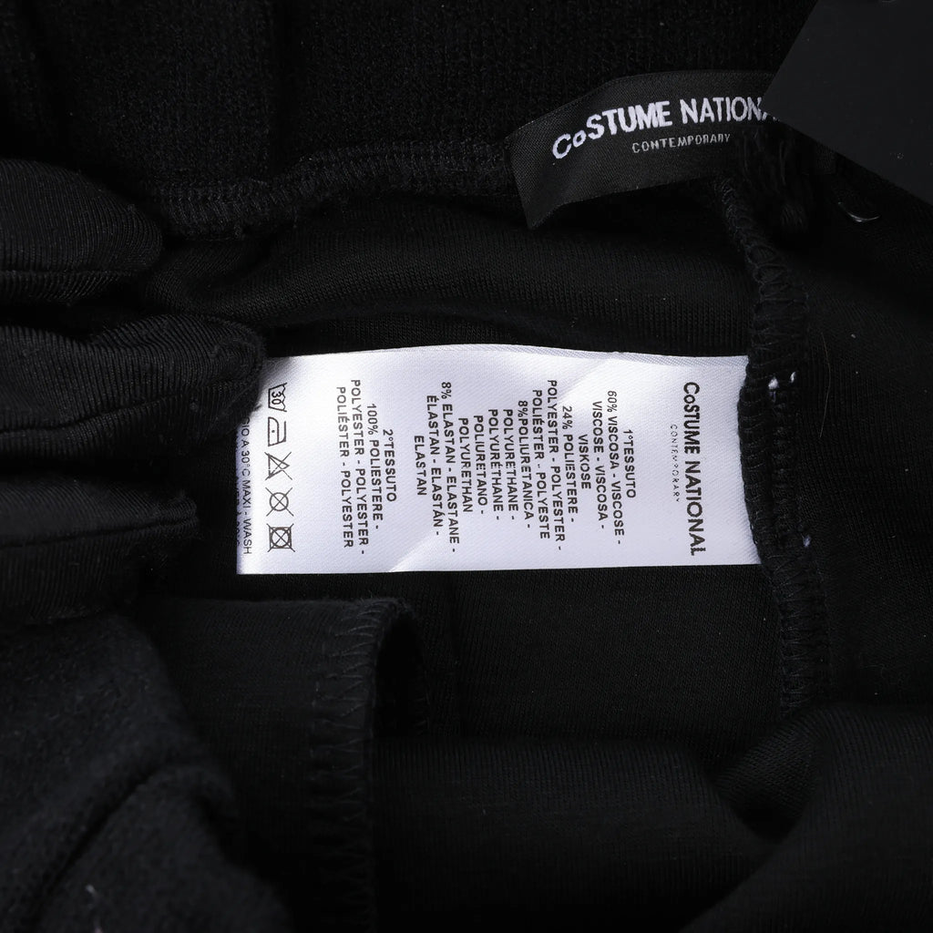 CoSTUME NATIONAL Nylon Joggers in Black, Size 48 IT