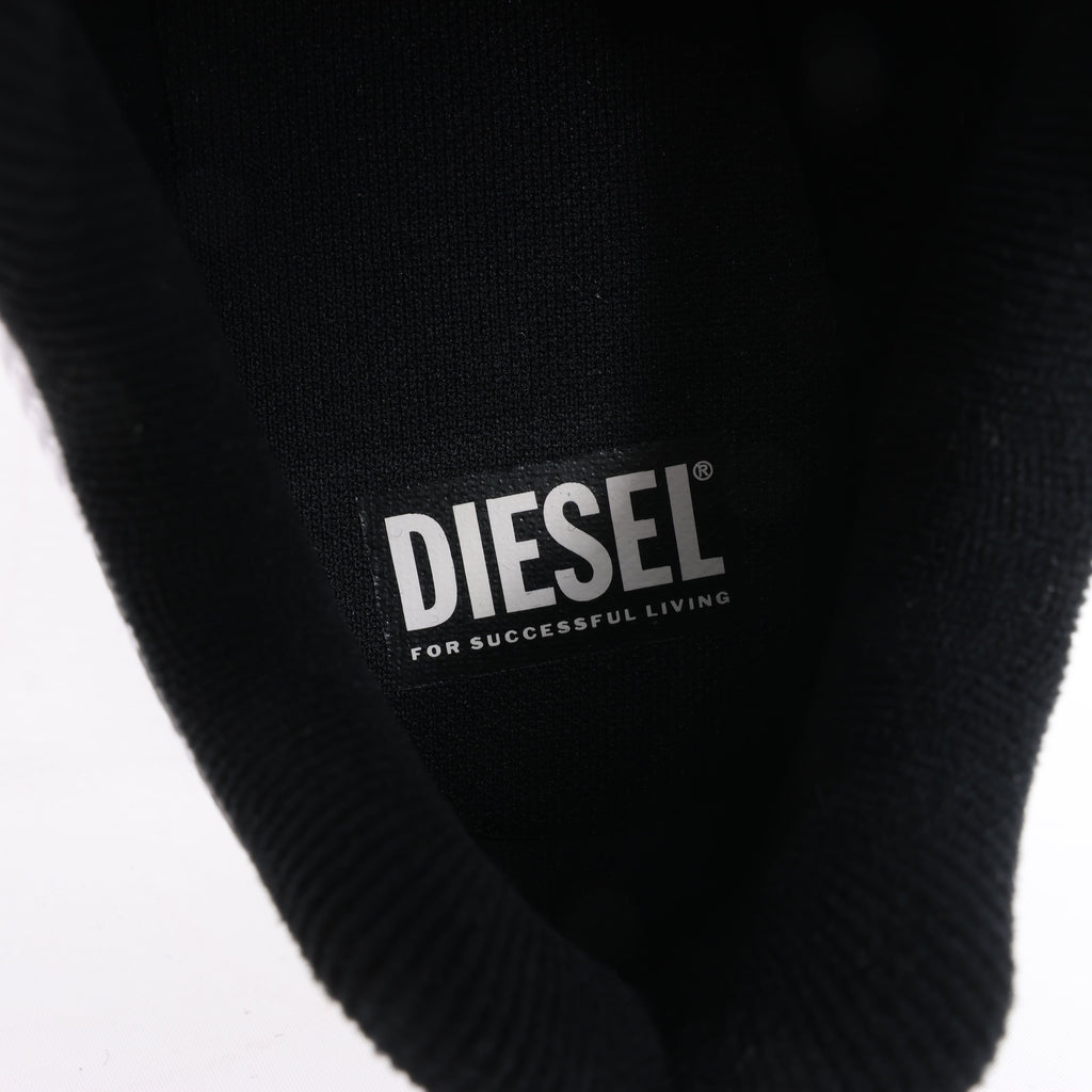 Diesel D-Airspeed Low-Striped Sneakers in Coated Ripstop in Silver, Size 43 EU