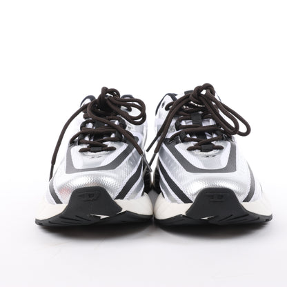 Diesel D-Airspeed Low-Striped sneakers in coated ripstop in Silver, Size 43 EU