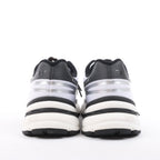 Diesel D-Airspeed Low-Striped Sneakers in Coated Ripstop in Silver, Size 43 EU