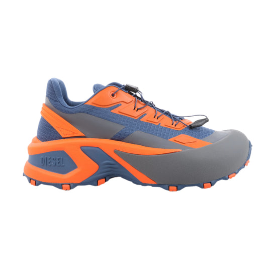 Diesel D-Cage Runner in Navy Blue x Orange, Size 43 EU