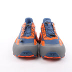 Diesel D-Cage Sneakers in Navy Blue x Orange, Size 43 EU