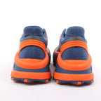 Diesel D-Cage Sneakers in Navy Blue x Orange, Size 43 EU