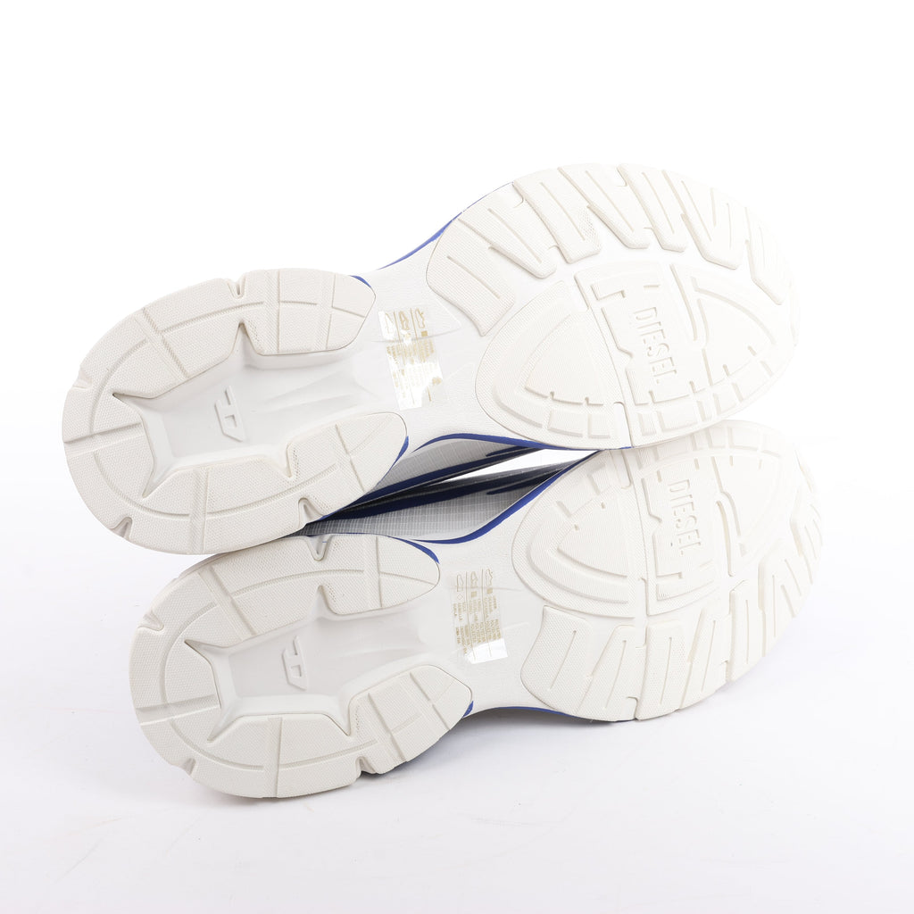 Diesel Multi D-Airspeed Low-Striped sneakers in coated ripstop, Size 42 EU
