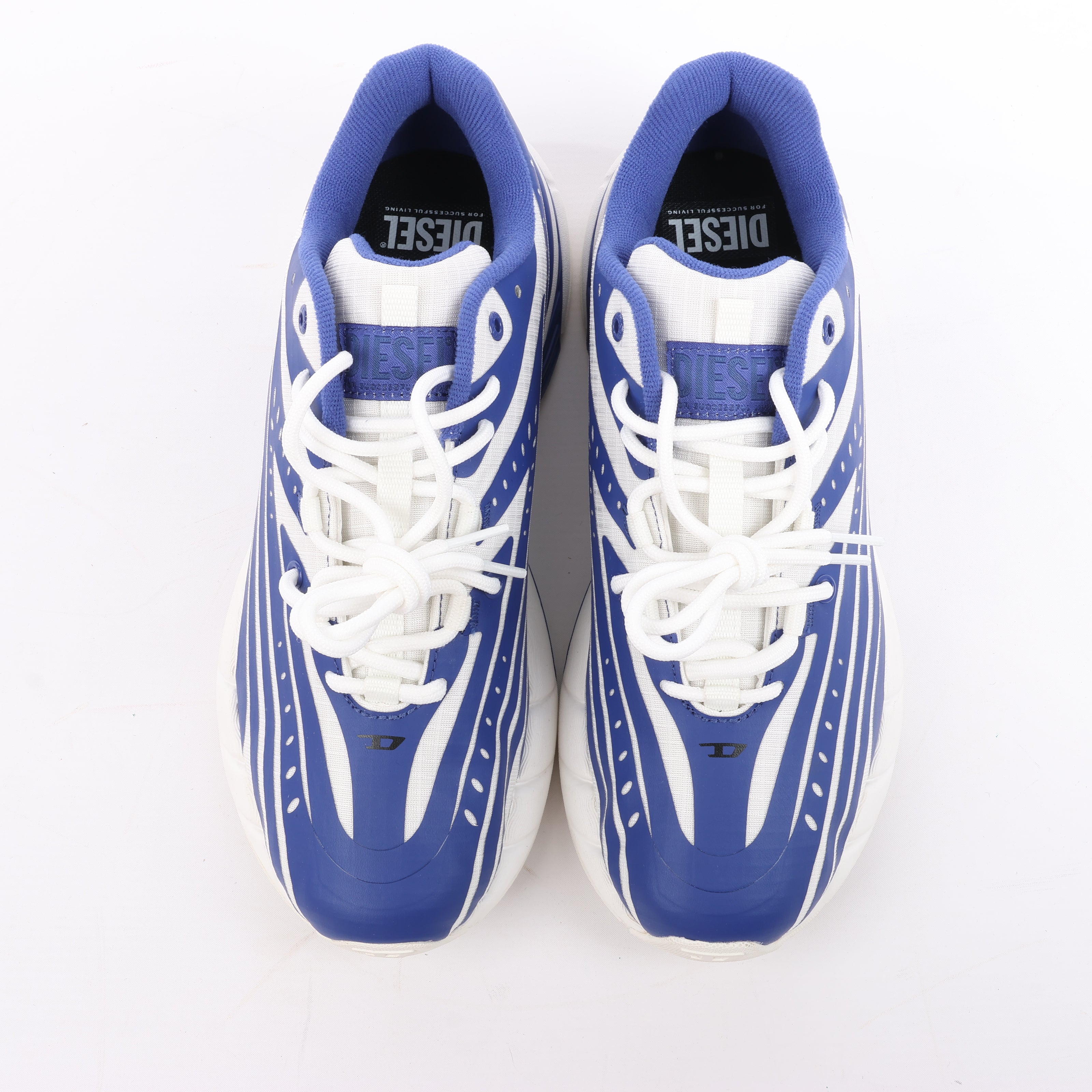 Diesel Multi D-Airspeed Low-Striped sneakers in coated ripstop, Size 42 EU