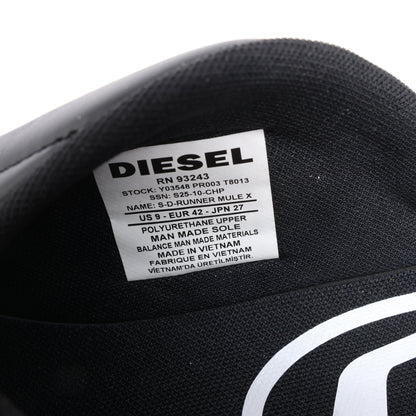 Diesels S-D Runner Mule X in Black, Size 42 EU