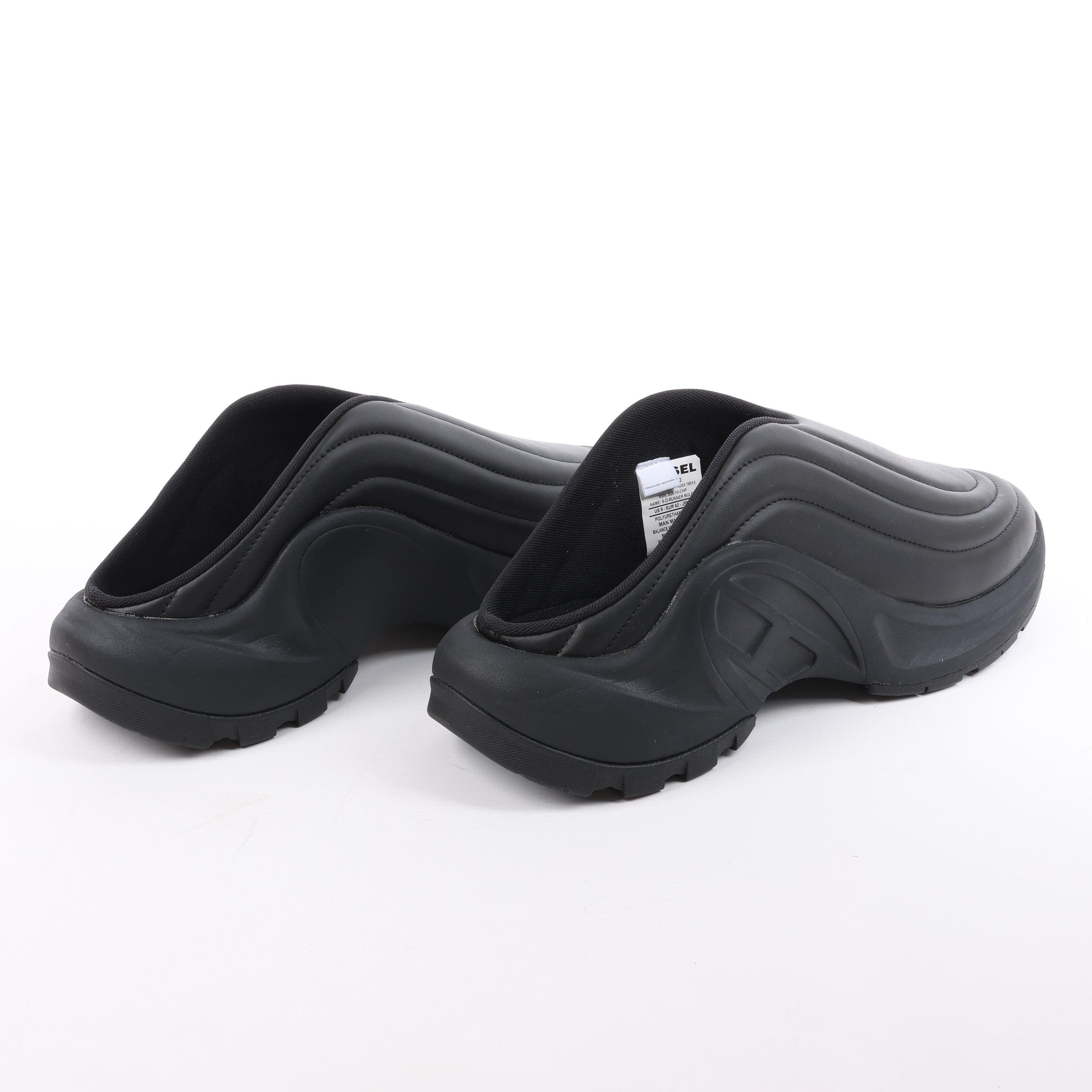 Diesels S-D Runner Mule X in Black, Size 42 EU