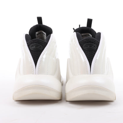 Diesel White S-D-Runner-Slip-on sneakers with Oval D instep, Size 36 EU