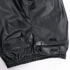 DIESEL Oversized Cargo Coated Fabric Trousers in Black p-MARTY-LTH, Size 48 IT