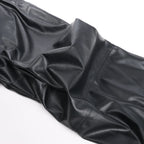DIESEL Oversized Cargo Coated Fabric Trousers in Black p-MARTY-LTH, Size 48 IT