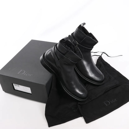 Bottines en cuir DIOR HOMME noires 15HSU, pointure 43 EU