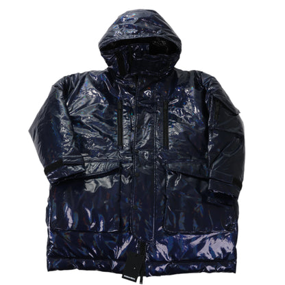 Doudoune bleu marine brillant DSQUARED2, taille 48